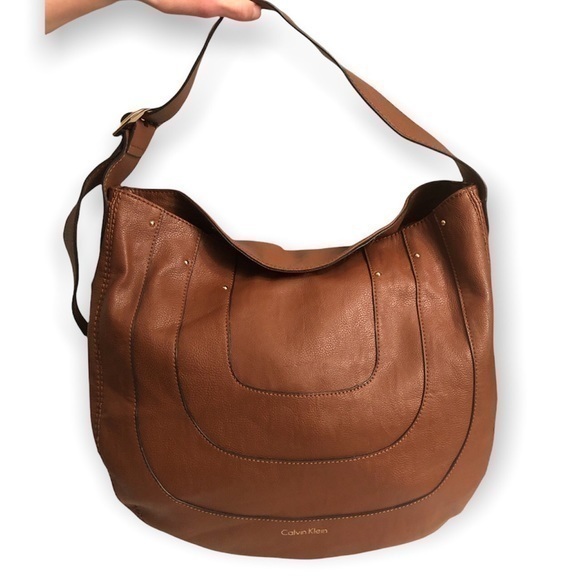 Calvin Klein brown hobo bag - Picture 1 of 14